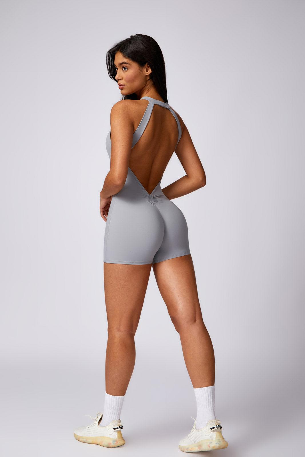 Aiden Romper - Rhino Grey