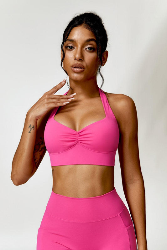 Amber Sports Bra - Magenta