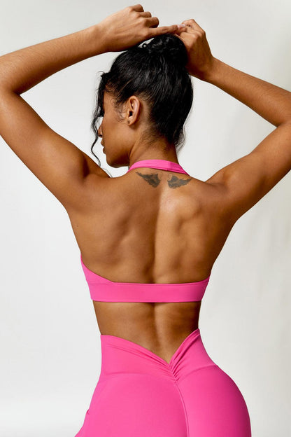 Amber Sports Bra - Magenta