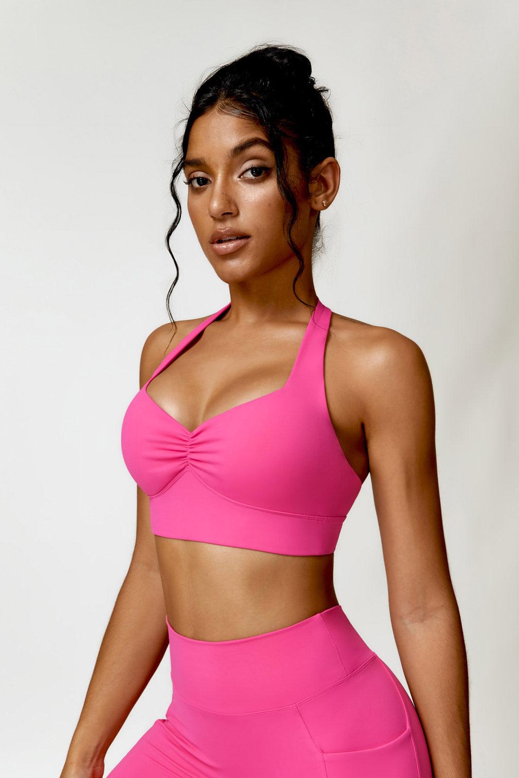 Amber Sports Bra - Magenta