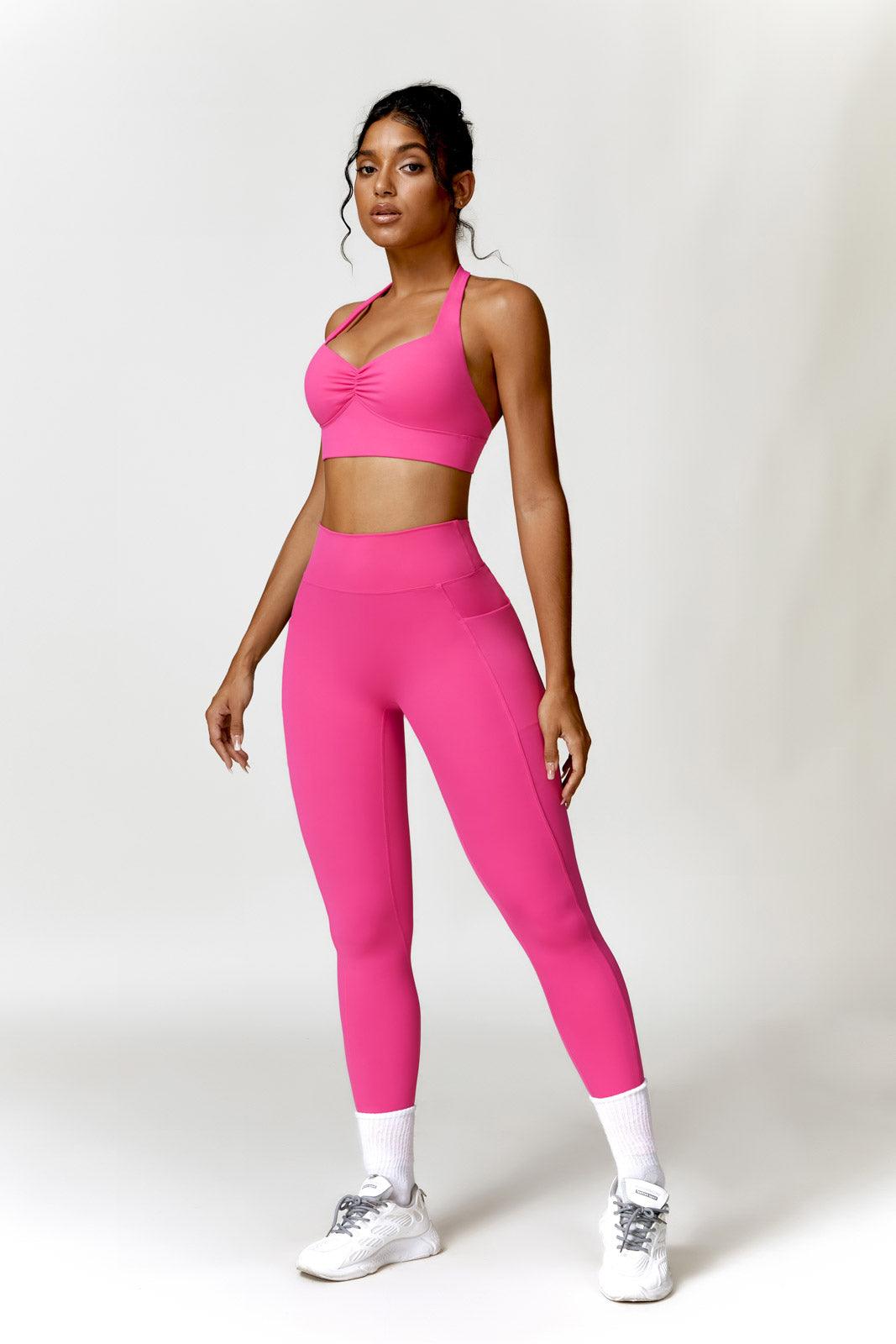 Amber Sports Bra - Magenta