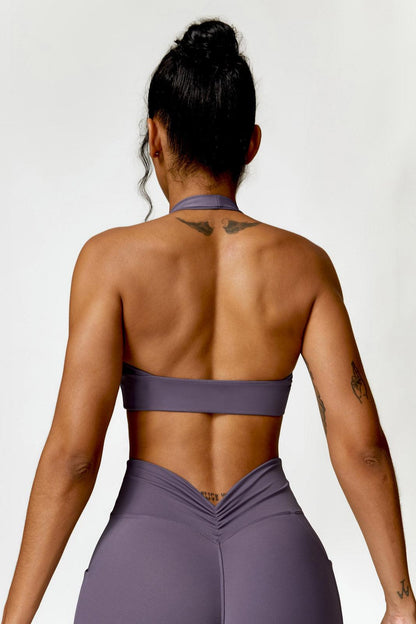 Amber Sports Bra - Taupe