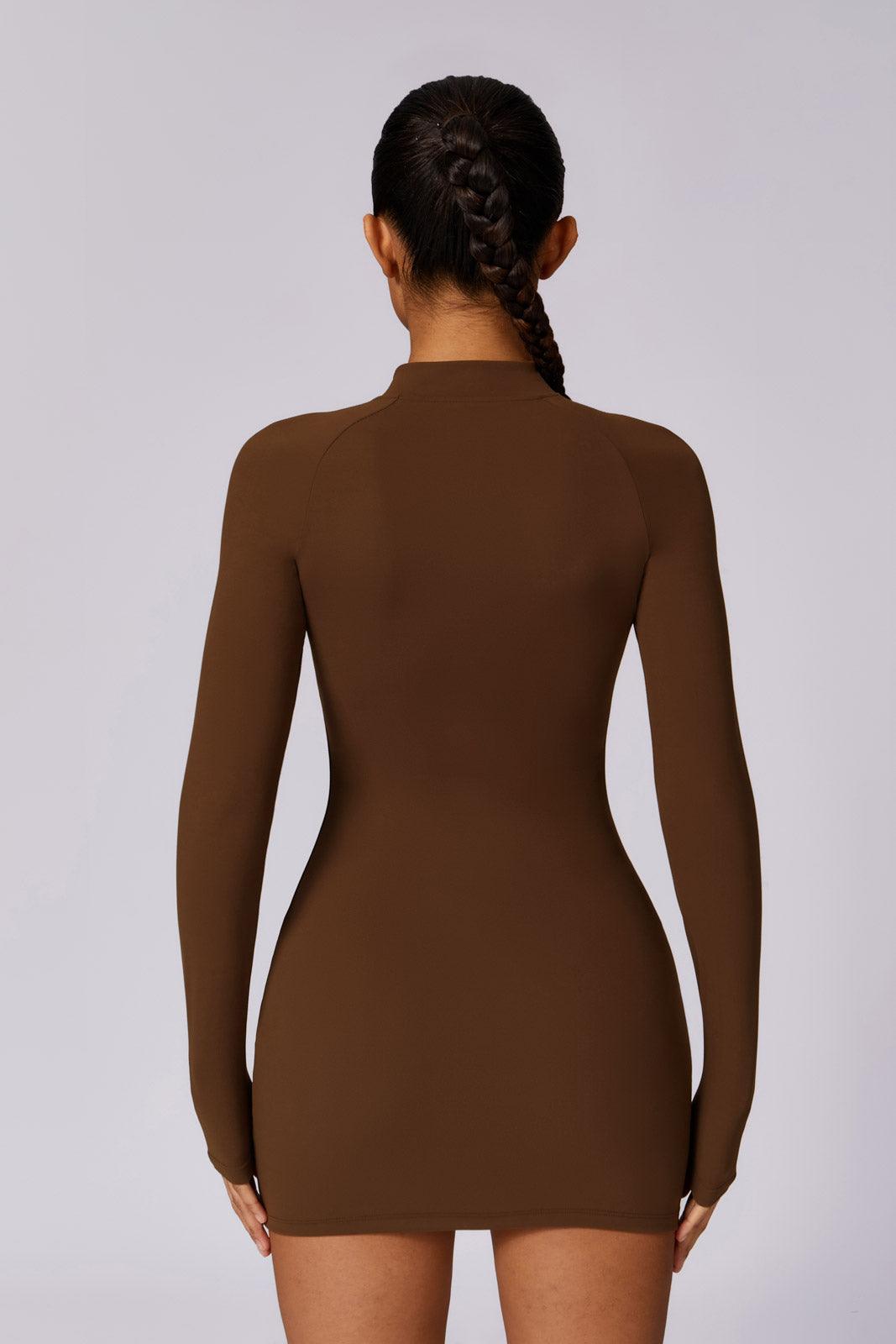 Benedetta Mini Dress - Mocha