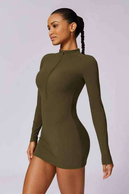 Benedetta Mini Dress - Olive