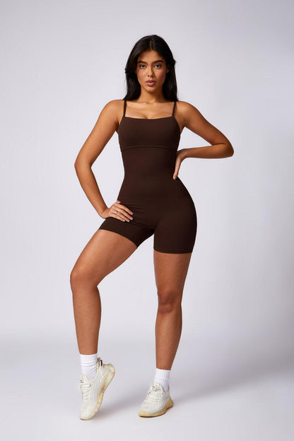 Claire Romper - Brown