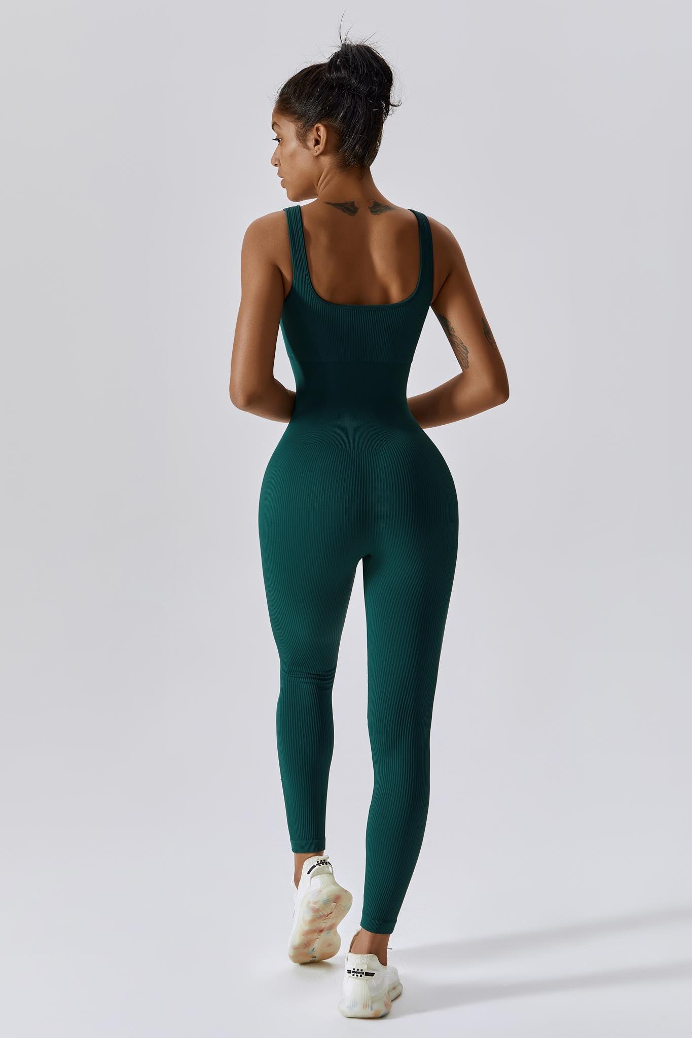 Dahlia Jumpsuit - Emerald