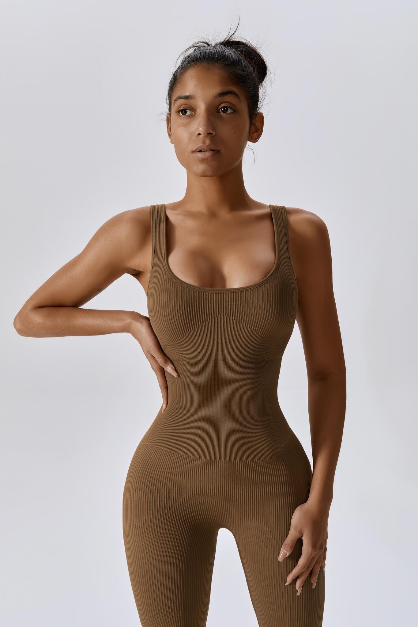 Dahlia Jumpsuit - Mocha