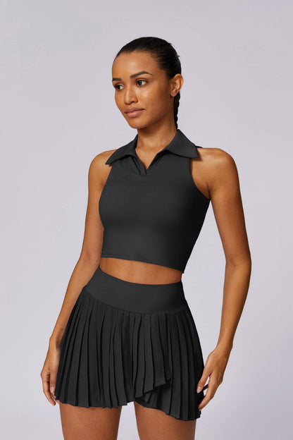 Daphne Crop Top - Black