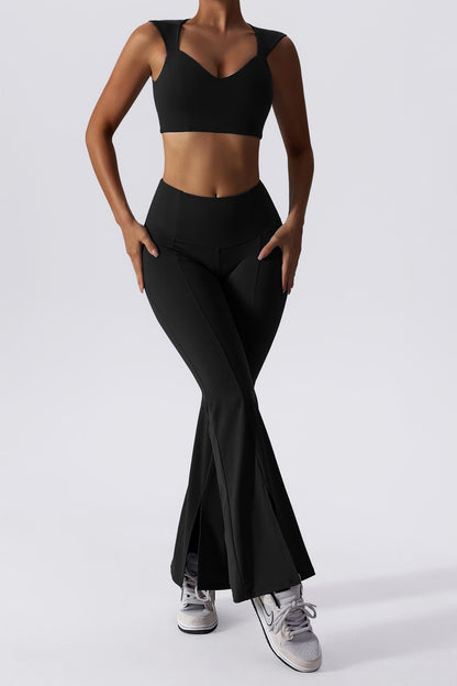 Dynamic Crop Top - Black