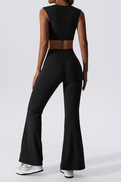 Dynamic Crop Top - Black