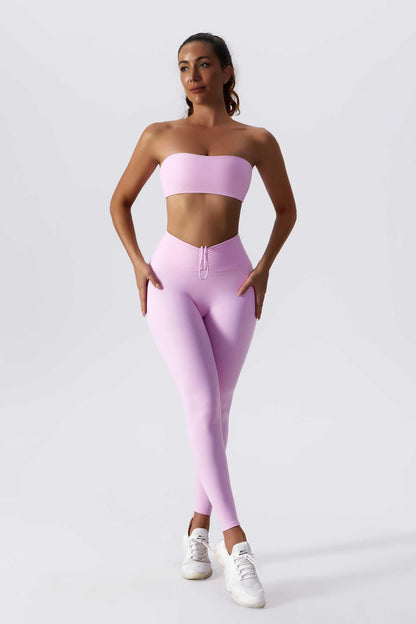 Evangeline Seamless Leggings - Pink