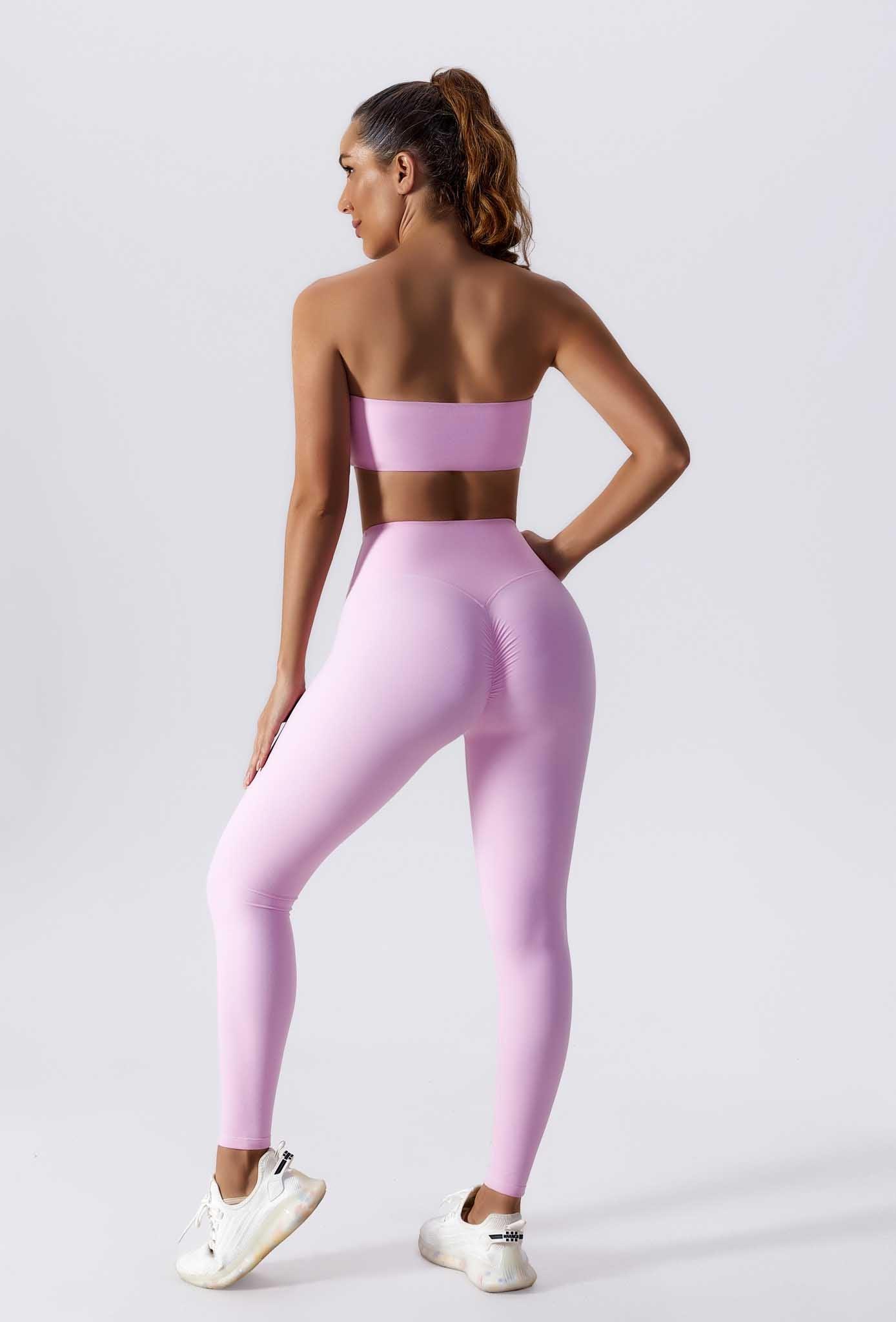 Evangeline Seamless Leggings - Pink