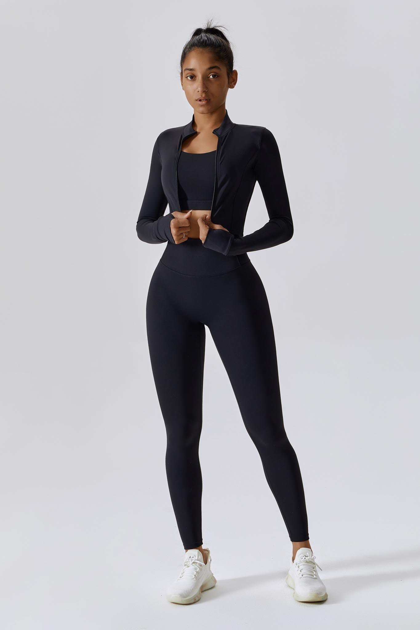 Flex 3-Piece Leggings Set - Black