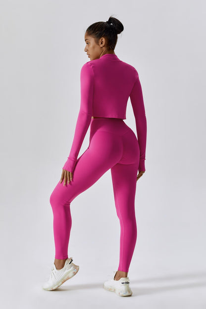 Flex 3-Piece Leggings Set - Magenta