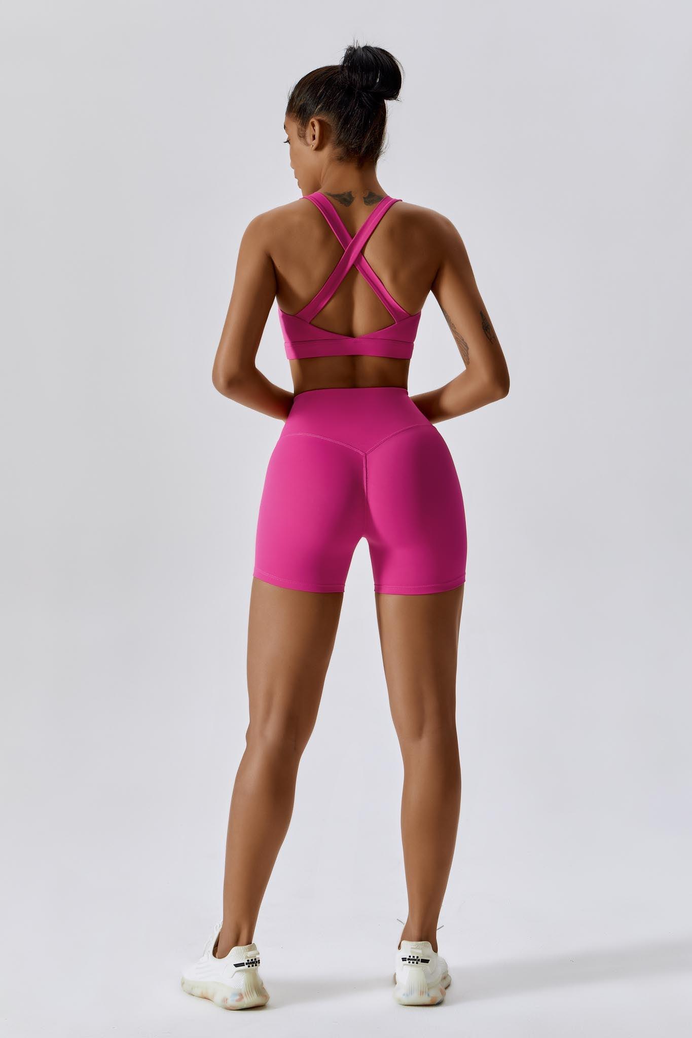 Flex 3-Piece Shorts Set - Magenta