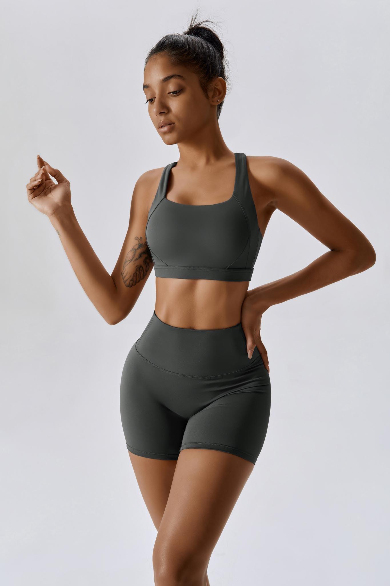 Flex Sports Bra - Charcoal