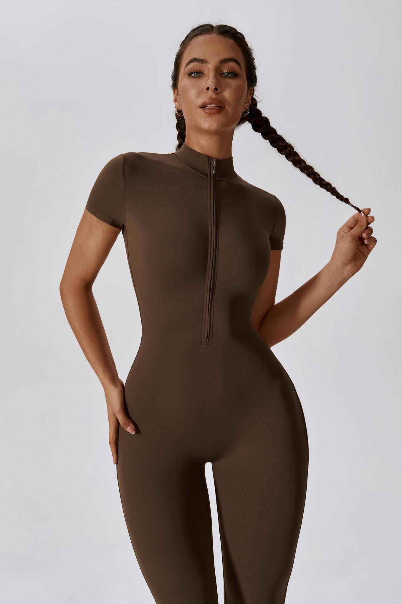 Hailey Jumpsuit - Brown