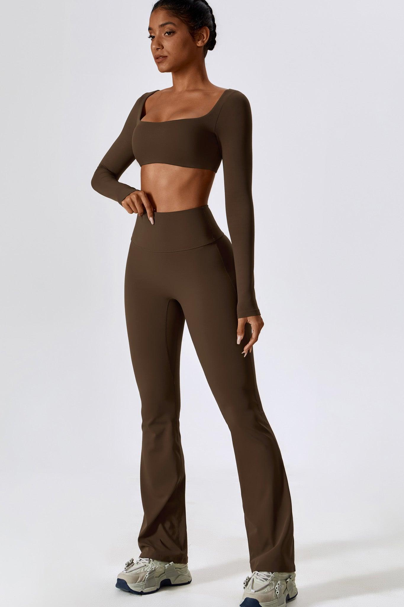 Haven Crop Top - Brown