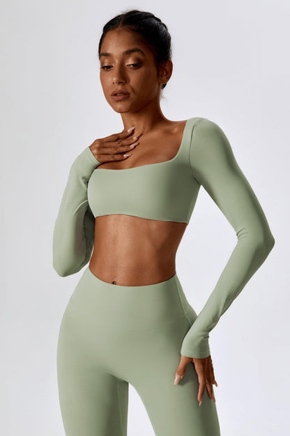 Haven Crop Top - Pistachio