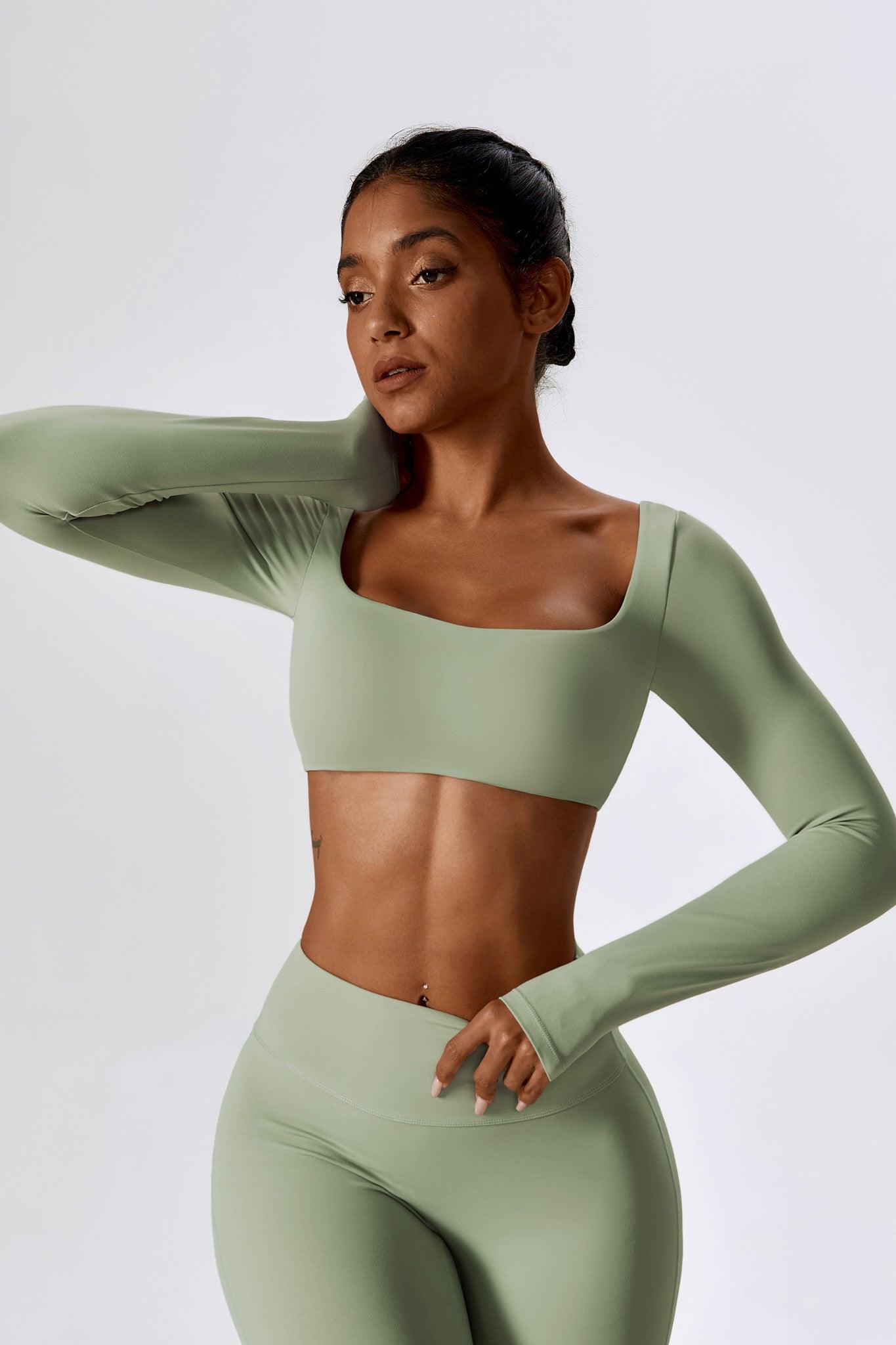 Haven Crop Top - Pistachio