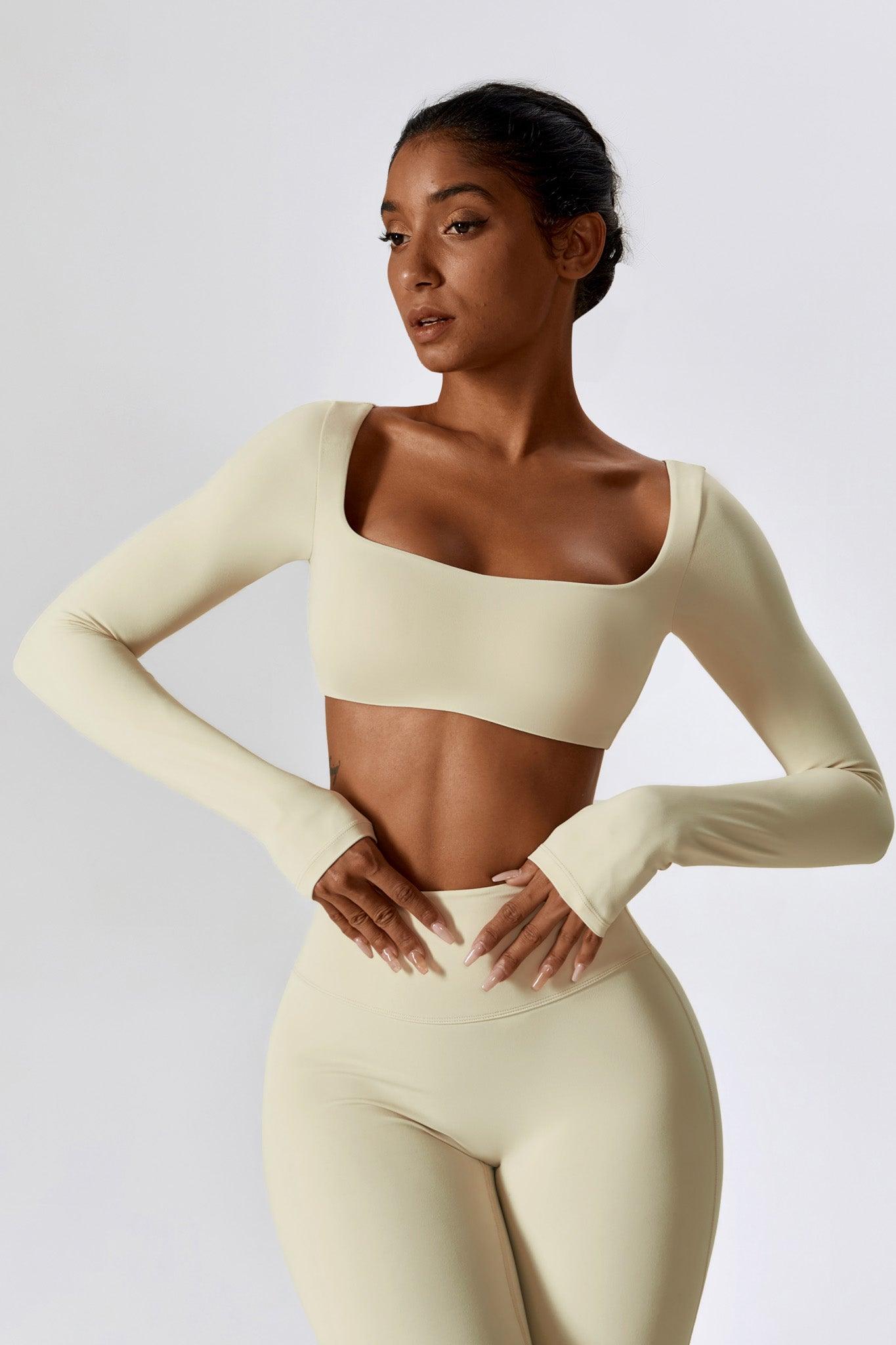 Haven Crop Top Set - Cream