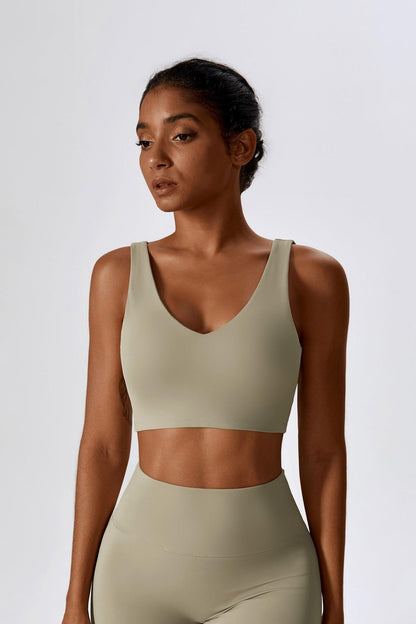 Haven Minimalistic Sports Bra - Nude