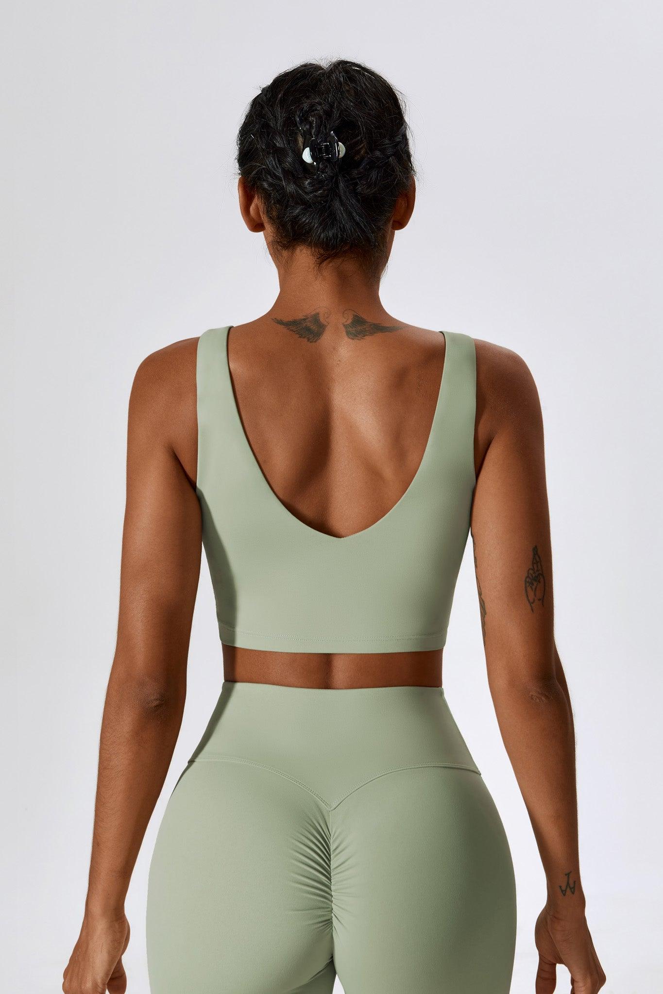 Haven Minimalistic Sports Bra - Pistachio