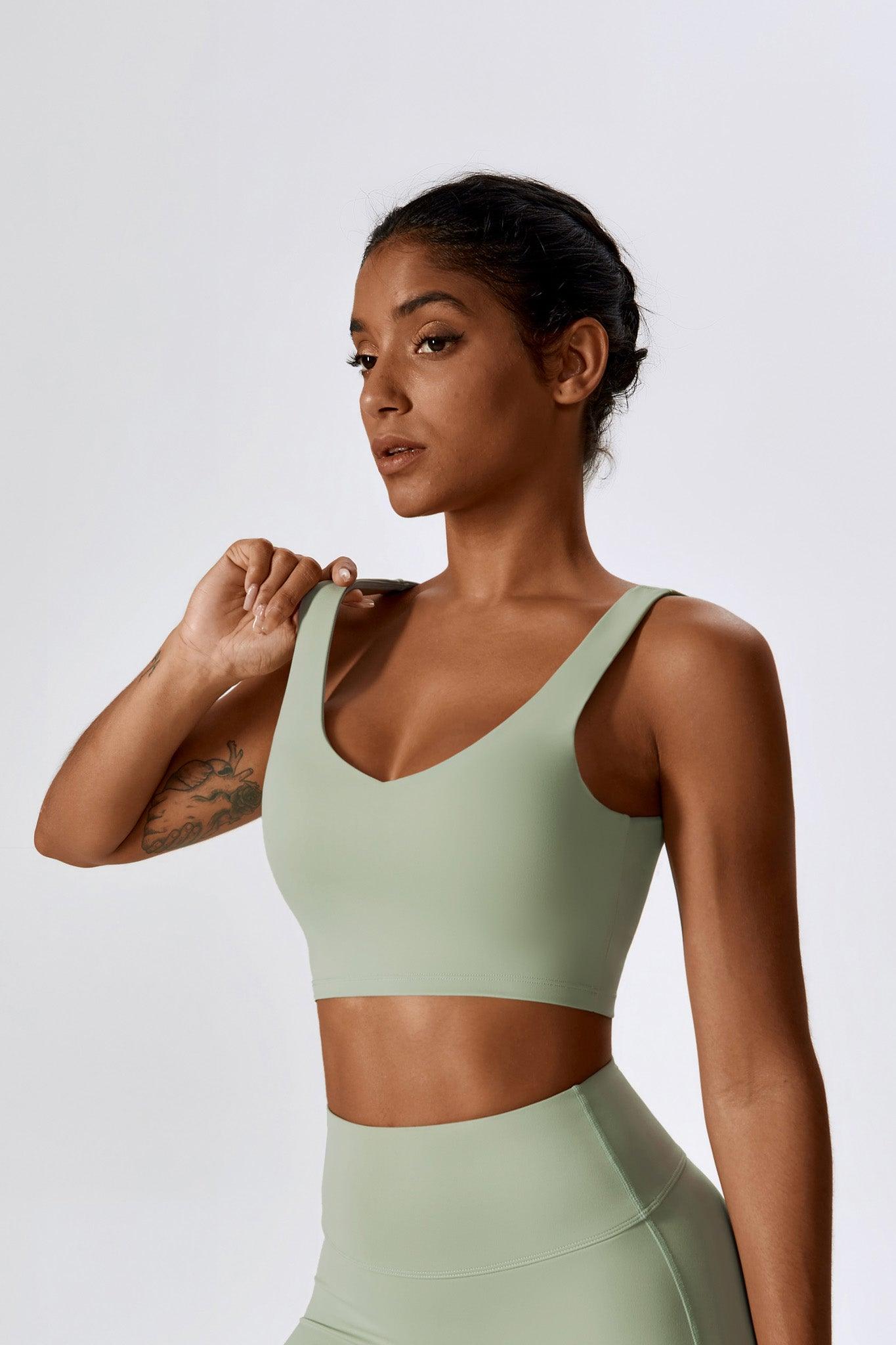 Haven Minimalistic Sports Bra - Pistachio