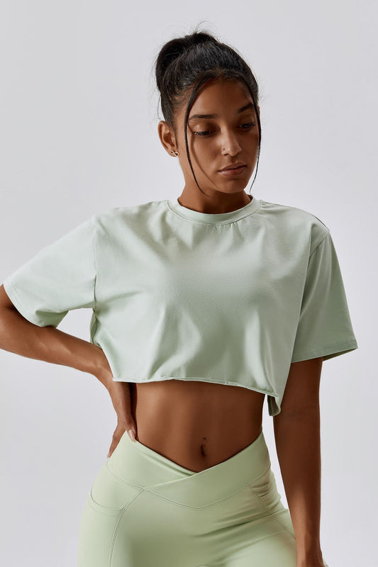 Impulse Crop Top - Pistachio