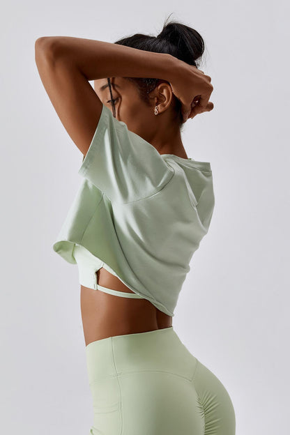 Impulse Crop Top - Pistachio