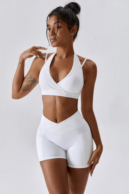 Impulse Energize Sports Bra - White