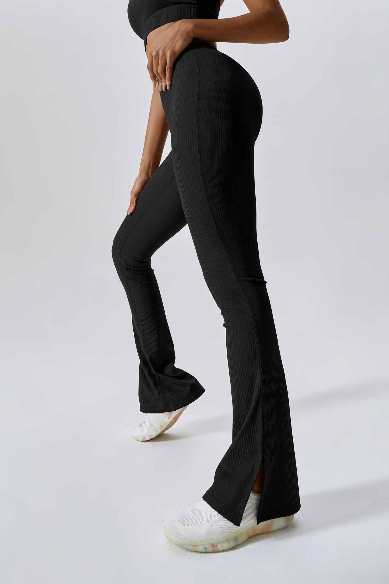 Isla Flare Leggings - Black