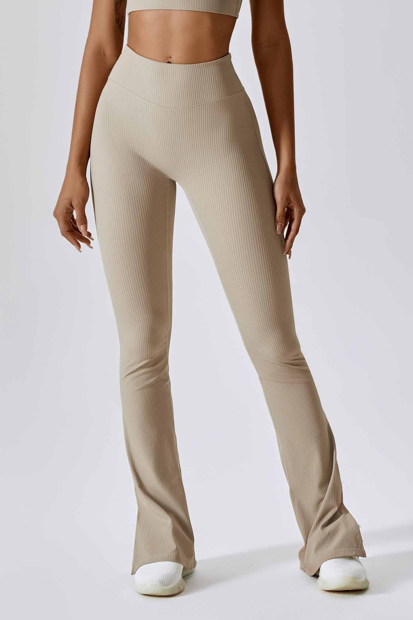 Isla Flare Leggings - Nude