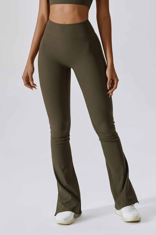 Isla Flare Leggings - Olive