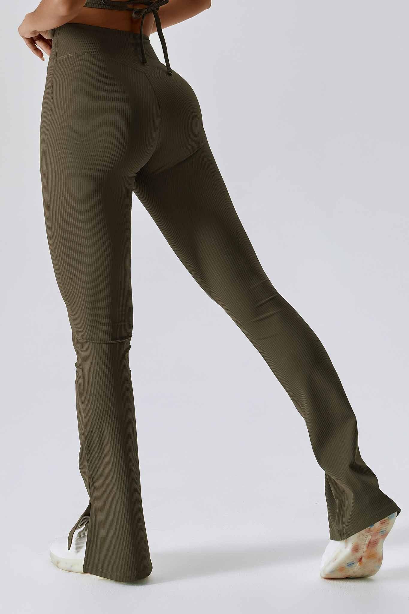 Isla Flare Leggings - Olive