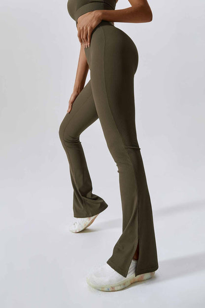 Isla Flare Leggings - Olive