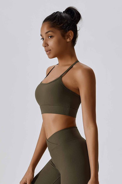 Isla Revive Sports Bra - Olive