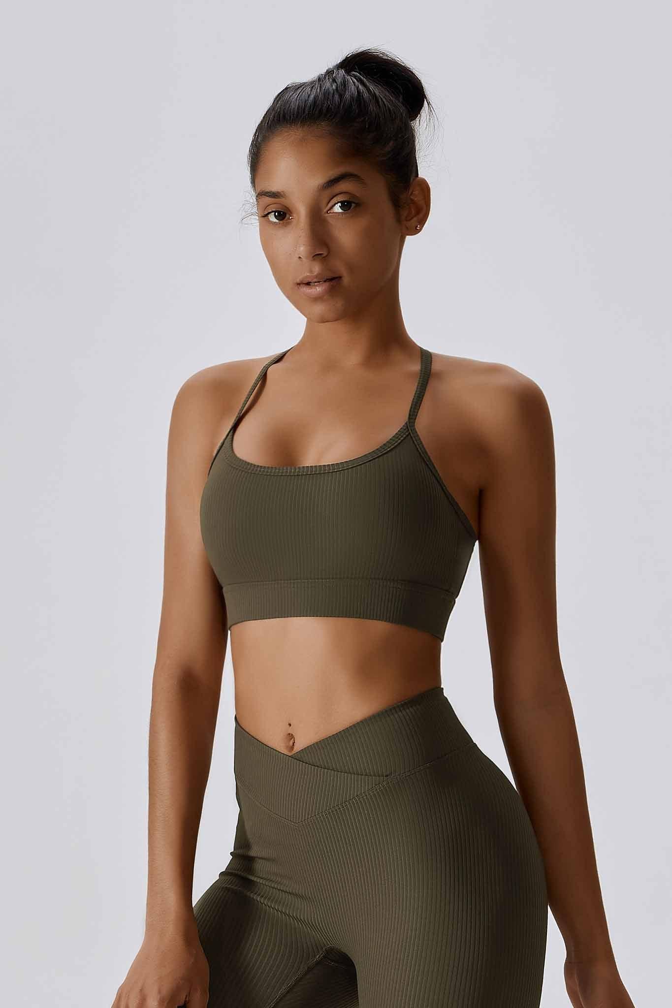 Isla Revive Sports Bra - Olive