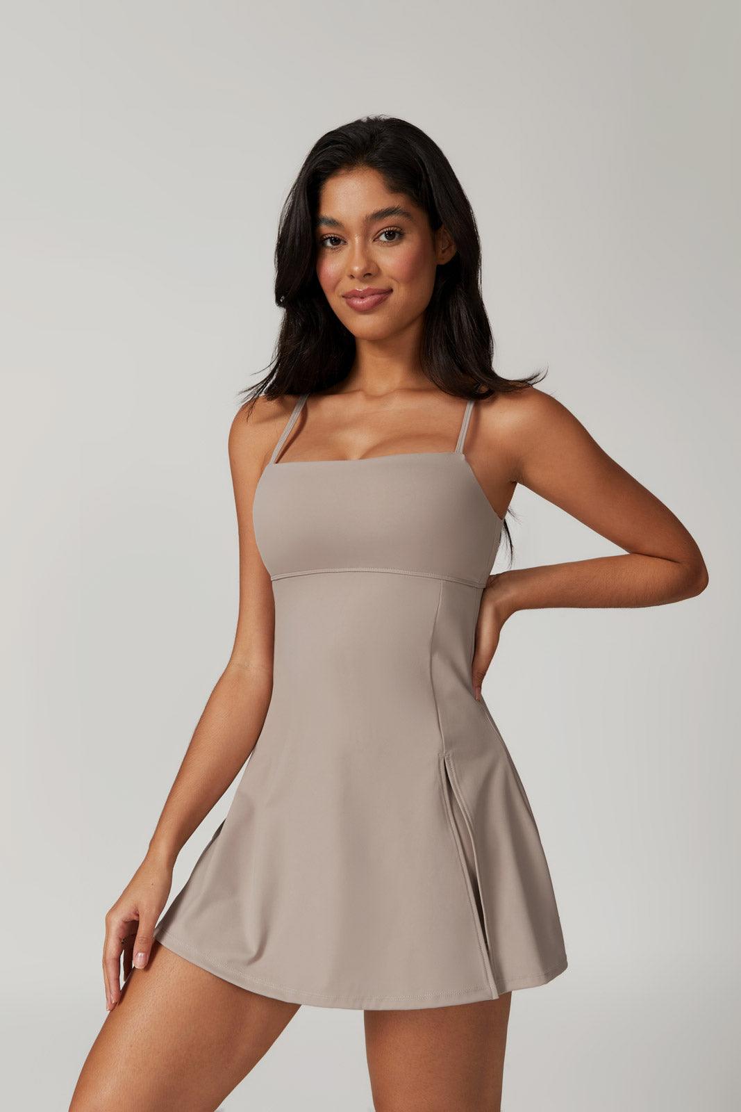 Katerina Mini Dress - Nude