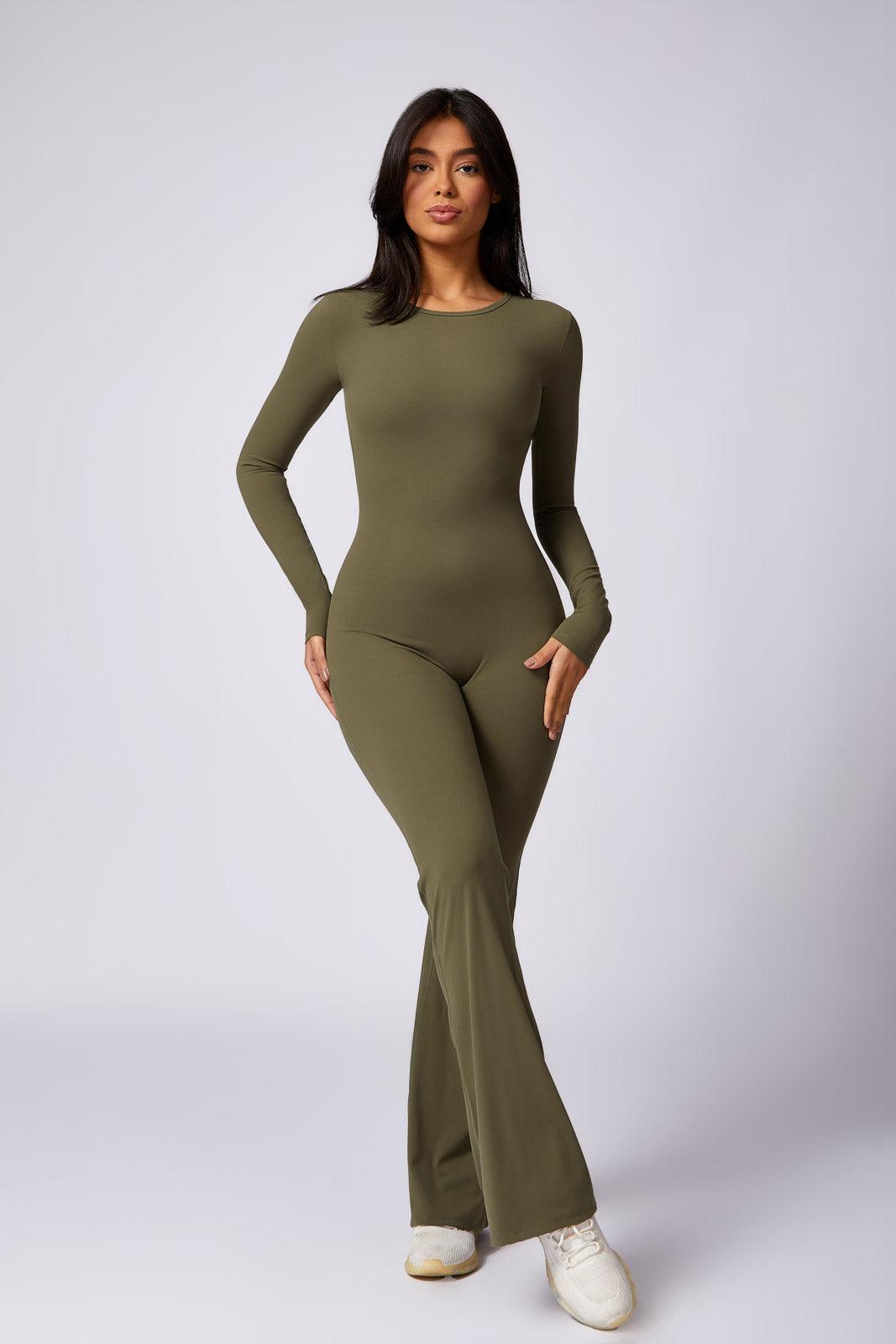 Kennedy Flared Jumpsuit - Olive