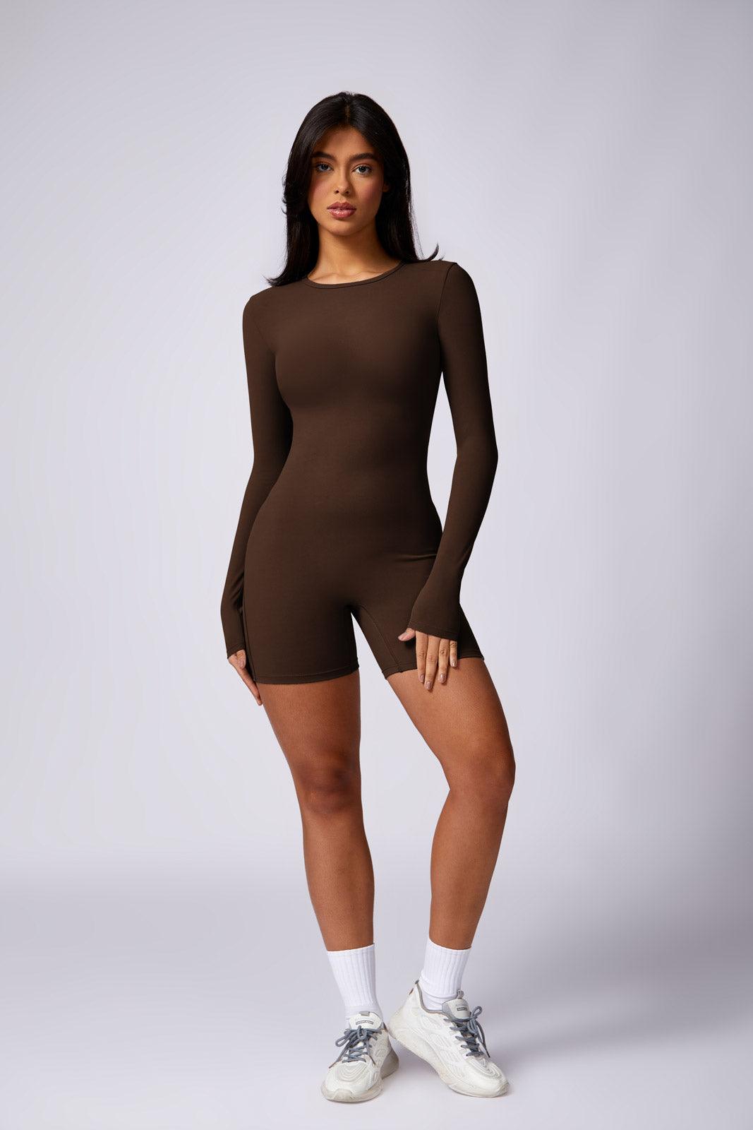 Kennedy Romper - Brown