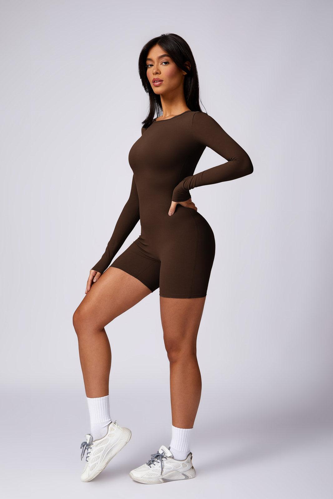 Kennedy Romper - Brown