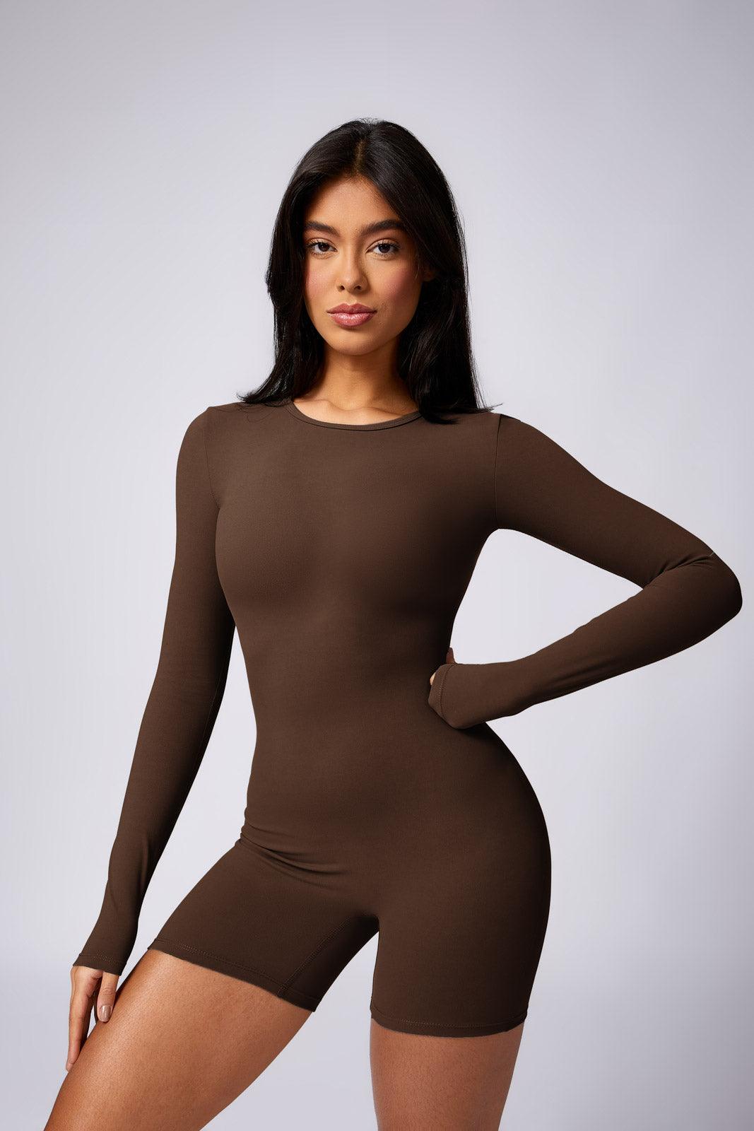 Kennedy Romper - Brown