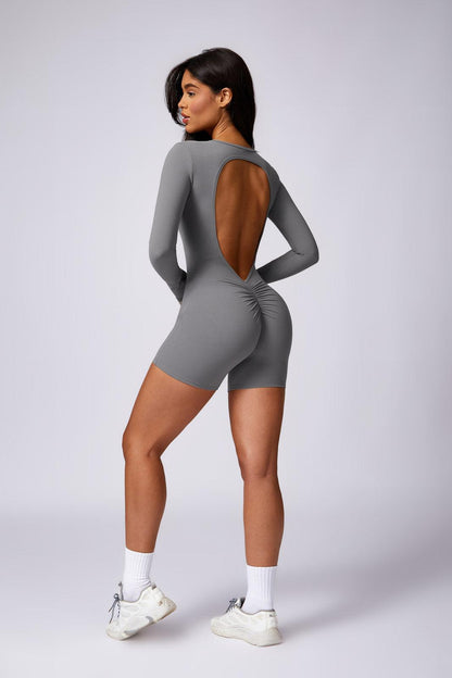 Kennedy Romper - Gray