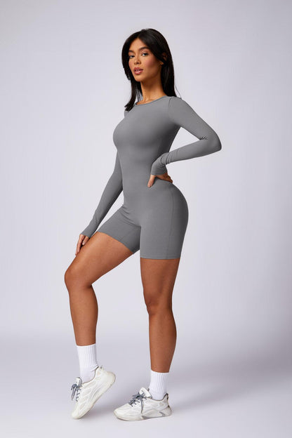 Kennedy Romper - Gray