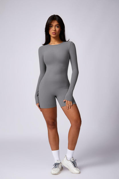 Kennedy Romper - Gray