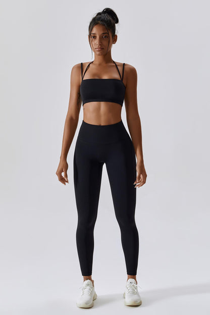 Signature Power Sports Bra - Black