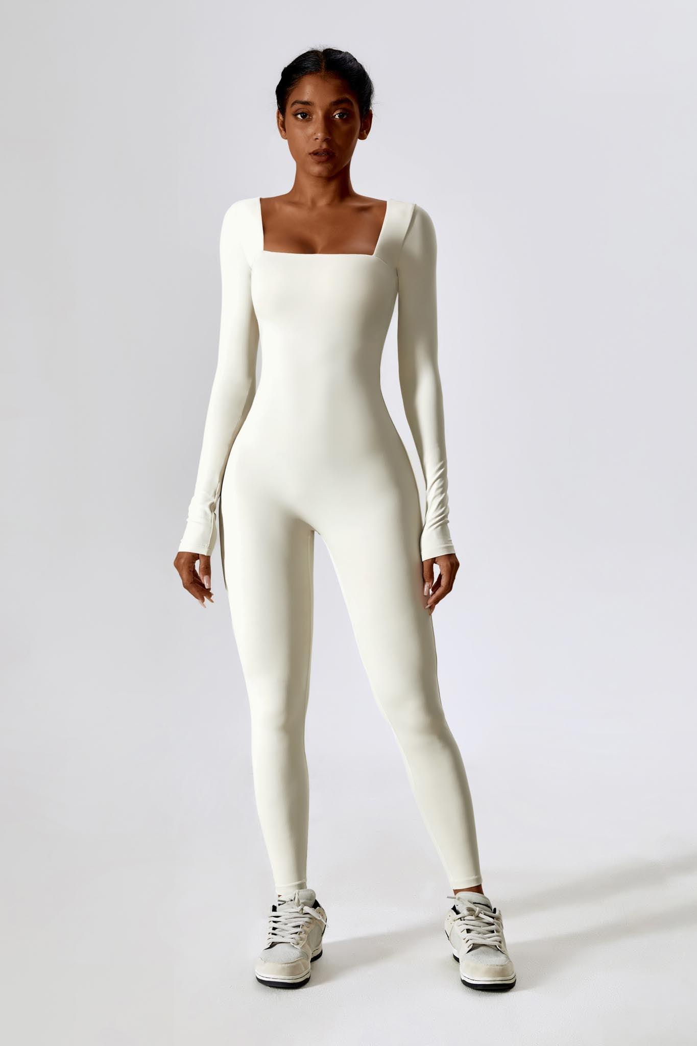 Sophia Jumpsuit - Porcelain White