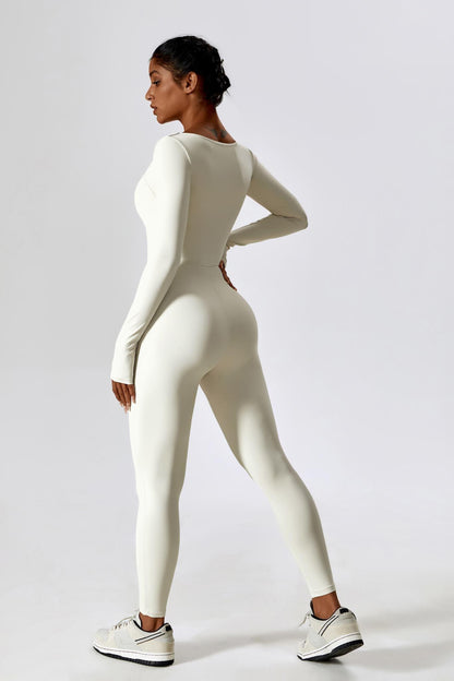 Sophia Jumpsuit - Porcelain White