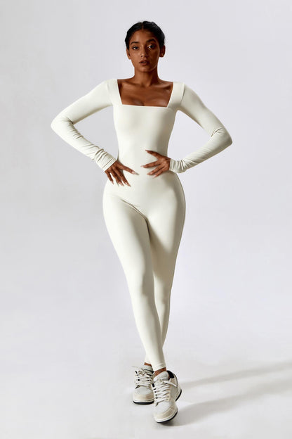 Sophia Jumpsuit - Porcelain White